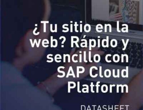 SAP Cloud Platform: construir tu sitio en la web